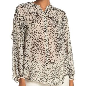 Max Studio Lightweight Chiffon Top